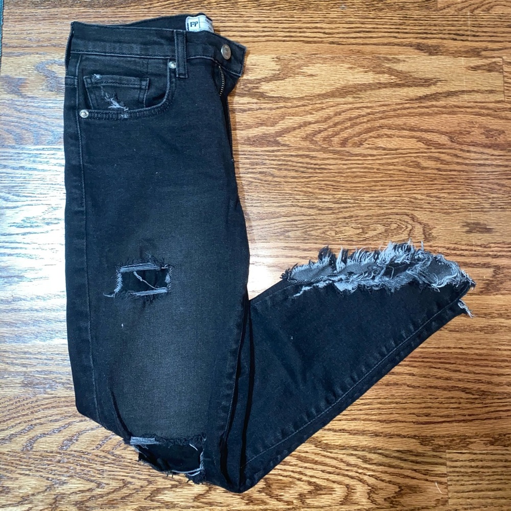 Free people cropped jeans